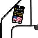 Stromberg Carlson AM-533 Lend-A-Hand Extended Assist Rail - RV Handrail, RV Handle Grab Bar by Door, Camper Hand Rail, RV Step Handrail, Trailer Door Handle, Grab Handle, 37" Overall Drop, Black