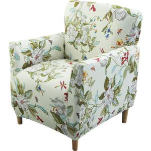 FUANGUI Banquet Armchair Slipcover Printed Chair Covers with Arms Stretch Club Chair Slipcover Soft Armchair Sofa Covers Anti-Slip Furniture Protector for Dogs Pets Home Living Room Decor, 23 (1PCS)
