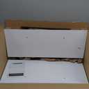 30 Inch Floating Shelves, 12" Deep Floating Shelf Wall Mounted, 30" Wall Shelves, Rustic Deep Bookshelf, Extra Deeper & Thicker Display Shelves for Bedroom, Living Room, White, Set of 2