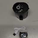 2026 AI Portable Fan Rechargeable, 4-Speed 6600RPM Strong Airflow, Personal Waist Fan with up to 25H of Working Time, Hands-Free Hanging Neck Fan, Wearable Belt Fan for Camping, Outdoor, Jobsite (Black)