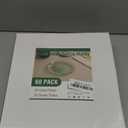 DaYammi 60Pcs Sage Green Plastic Plates with Gold Rim,Disposable Plates Set Includes 30 Dinner Plate & 30 Salad Plate,Fancy Green Party Plates with Radial Texture for Party Wedding Dinner Easter