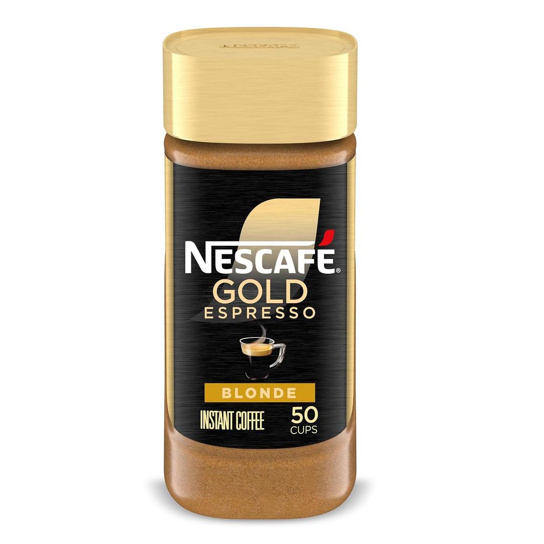 Nescaf Gold Espresso Blonde, Instant Coffee, 3.5 Oz (EXP 04/07/28)