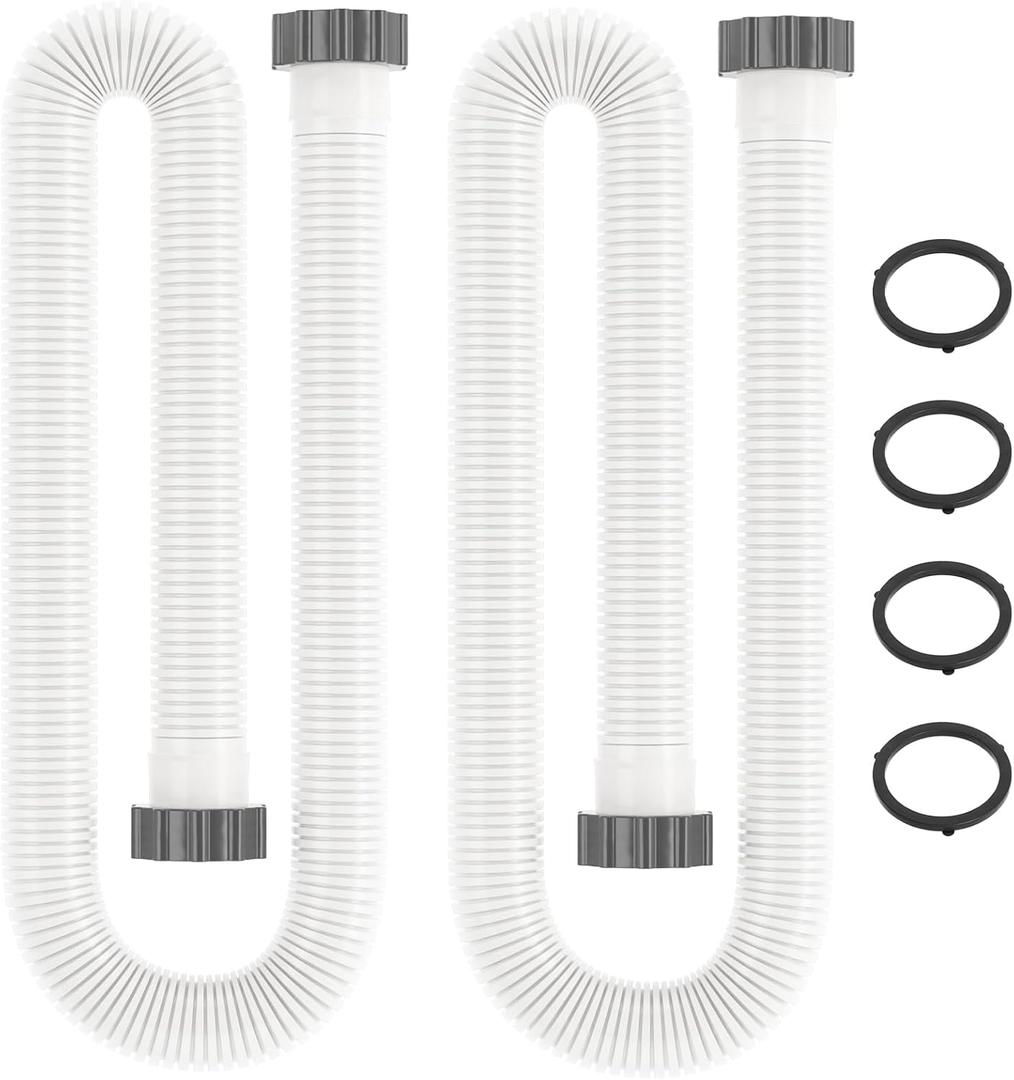 Pool Hose for Above Ground Pools, 1.5 Inch Pool Pump Replacement Hoses 59" Long Accessory Swimming Pool Hoses for Filter Pumps, Sand Filters System