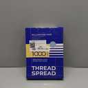 THREAD SPREAD 100% Egyptian Cotton Pillow Cases - 1000 Thread Count Pillow Cases Queen/Standard Size Set of 2, Soft & Breathable Extra Long Staple Sateen Cotton Pillow Covers for Bed - Light Blue