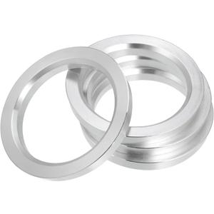 X AUTOHAUX 4pcs OD 87.1mm to ID 67.1mm Aluminium Alloy Car Hub Centric Rings Wheel Bore Center Spacer
