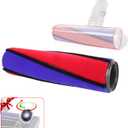 Soft Roller Brush Bar Compatible with Dyson V6 V7 V8 V10 V11 Vacuum Cleaner Soft/Absolute Head High Absorption Vacuum Neat Tools Head Brushbar Replacement for Part No.966488-01