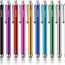 10 Pack Stylus Pens for Touch Screens, Mesh Fiber Tip Stylus Pens for ipad iPhone Tablets Samsung All Precision Capacitive Universal Touch Screen Devices