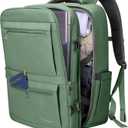 BALEINE Travel Backpack for Women Men, Large Sturdy Carry On Laptop Backpack Gifts for Business, Casual, Weekender, Hiking (XL, Olive Green)