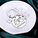 Boo Basket Stuffers for Women Men Him Adults Halloween Gifts for Women Men Boyfriend Girlfriend Husband Wife Couples Anniversary Birthday Gift Ideas Halloween Keychain Christmas Valentines