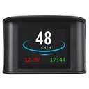 T600 Car Digital Speedometer HUD Head Up Display,GPS Version Overspeed Alarm Security Clock Odometer Brake Test Overspeed Alarm for Cars After 2008