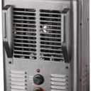 1500W Milkhouse Utility Heater - with Thermostat, Black
