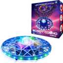Force1 Scoot Cosmo LED Hand Operated Drone for Kids or Adults - Hands Free Motion Sensor Mini Drones with Bright LED Projection, Easy Indoor Flying Orb Ball Small UFO Toy for Boys and Girls (Blue)