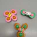 3 Pack Easter Suction Cup Spinner Toys Sensory Bath Toys for Toddlers Kids Easter Basket Stuffers Gifts Fillers Party Favors