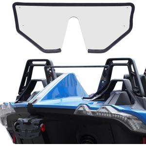 A & UTV PRO Durable Hard-Coated Polycarbonate Rear Windshield for Polaris Slingshot SL SLR R LE (2015-2024), Scratch-Resistant Rear Wind Deflector for Polaris Slingshot Accessories, Transparent