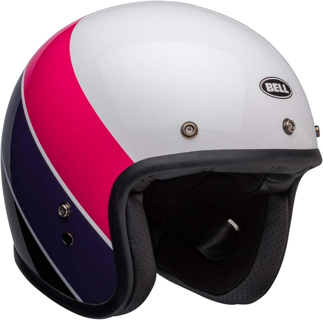 BELL Custom 500 Open-Face Motorcycle Helmet (Gloss Vintage White - Medium)