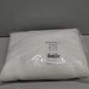 NICETOWN White Linen Sheer Curtains and Drapes 84 inches Long, Rod Pocket & Back Tab semitransparent with Light Through Vertical Window Treatments for Sliding Glass Door & Living Room, 52"W, Set of 2