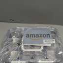 Snackle Box Container, Stainless Steel Divided Serving Tray with Lid and Handle, Large Snack Tray for Fruit Veggie Candy, 8-Compartment Snack Platter for Travel Party Beach Picnic