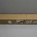 Cordless Bamboo Roman Shades w/Valance, 28.5" W × 64" H, Highfield Teak