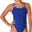 Speedo Womens Swimsuit One Piece Endurance The One Solid Team Colors (Blue), 28