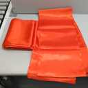 Bencailor 24 Pcs Bright Red Satin Table Runner Bulk 12 x 108 Inches Long Table Runners Bright Smooth Fabric Tablecloth for Wedding Banquet Birthday Valentines St Patrick's Day Party Decorations