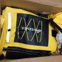 Waterproof Backpack Dry Bag with bungee cord and small waterproof Bag Yellow