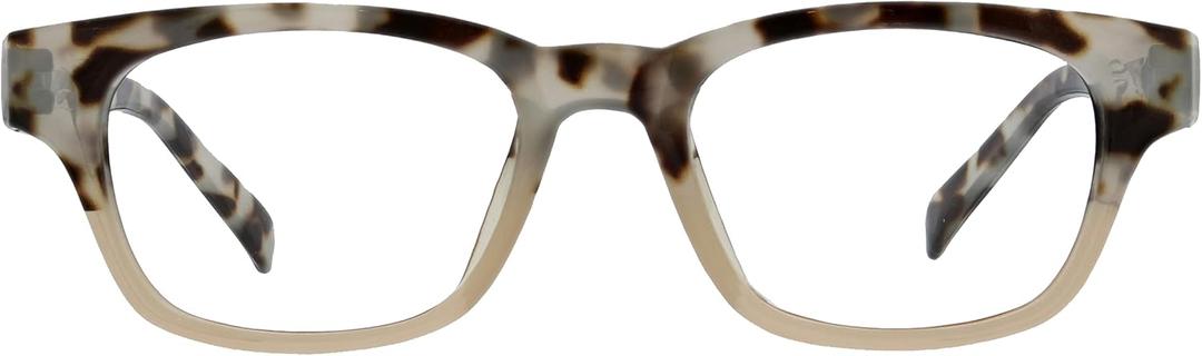 Peepers by PeeperSpecs Women's Blue Light Filtering Glasses - Layover (Gray Tortoise/Pink)