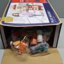 Kids Kitchen Playset for Toddlers Girls, Toy Kitchen Sets Pretend Play Food Toys for Kids Girls Ages 3 4 5 6 7 8, with Light Sound Spray