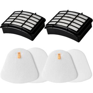 2Pack Hepa & Felt Filters Replacement for Shark Navigator Lift-Away ZU503AMZ NV350 NV351 NV352 NV355 NV356E NV357 NV360 NV370 NV391 UV440 UV490 UV500 UV540 UV541 UV550 Vacuums, Part XFF350 & XHF350