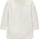 CuteOn Baby Unisex Cotton Long-Sleeve Bodysuits Solid Turtleneck Onesies (18 Months, Beige)