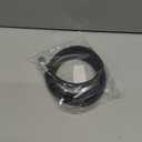 Kitchen Sink Pull Down Faucet Hose Replacement - 59-inch Nylon Hose, Black