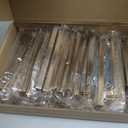 Ravinte 30 Pack Solid 5 Inch Square Cabinet Handles - Champagne Bronze Pulls for Drawers and Kitchen Cabinets - Hardware Handles