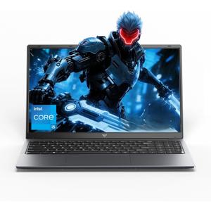 Laptop with Windows 11,15.6 inch Laptops Computer with Intel 12-Core i5 Processor (Up to 4.5GHZ),16GB RAM 512GB SSD,WiFi 6, Webcam,Intel Iris Xe Graphics,High performance Laptops for Student,Business (Gray)