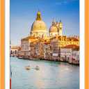 wyooxoo 18x24 Poster Frame Orange Made of Solid Wood Picture Frames Display Pictures 16x20 with Mat or 18x24 Without Mat Colorful Frame For Horizontal Vertical Wall Mounting