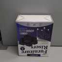 EclatBain Bed Risers Furniture Risers Heavy-Duty Rectangular Adjustable Block Lift to 3 inches and 4.3 inches Desk, Sofa, Chair Legs, Refrigerator, Washing Machine Support up to 4000 pounds (Square-4 Pack-black)