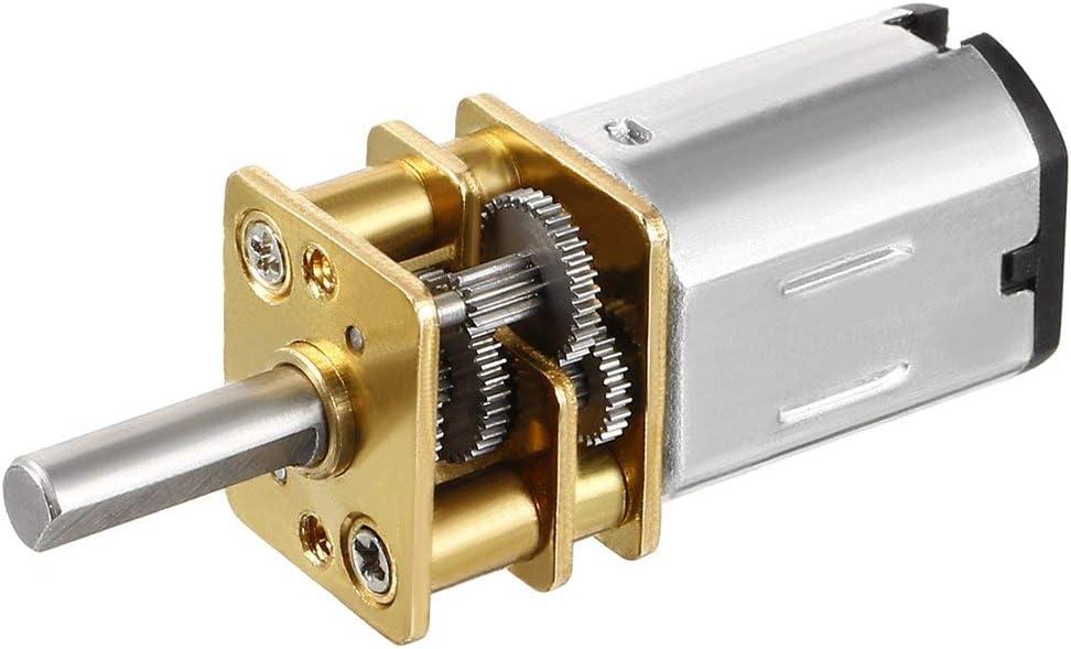 Greartisan DC 6V 100RPM N20 High Torque Speed Reduction Motor with Metal Gearbox Motor for DIY RC Toys