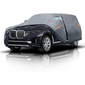 Large SUV Car Cover for BMW X7 (2018-2025) 100% Waterproof All Weather, Heavy Duty Outdoor Full Exterior Covers Rain Sun Wind UV Protection.