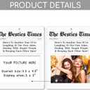 The Besties Times Acrylic Ornament 2025, Acrylic Picture Frame Ornament, Christmas Gift for Women Best Friend, DIY Christmas Photo Frame Keepsakes for Tree Decorations, Friendship Gifts for Women