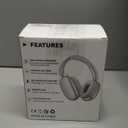 Wentronic Y01 Wireless Noise Canceling Headphones Bluetooth 5.3 Over Ear Headphones with Microphone, Hi-Res Audio, 48H Playtime, Foldable Comfortable Earpads,Compatible with iOS,Android,PC, Silver