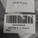 AOFITEE Dog Coat, Warm Dog Jacket, Reflective Winter Coats for Medium Dogs, Turtleneck Dogs Winter Jacket with Harness Built in, Waterproof Windproof Pet Fleece Vest Puffer Jacket, Grey Medium