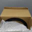 2 Pack Dog Fence Window, Plastic Pet Dome Clear View Pet Peek Window for Dog, Cat, Horse, Pet Supply, 12.4 x 4.9 Inch