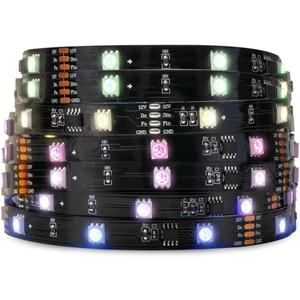 SEZO RGB IC LED Strip Lights(Similar to WS2815) Addressable 5050SMD RGB Dual-Signal DC12V 16.4ft 30LEDs/M TM1934 LED Pixel Rope Light for DIY Project Indoor Bedroom, Desk, Home Decor Lighting (Black PCB) SEZO RGB IC LED Strip Lights(Similar to WS2815) Addressable 5050SMD RGB Dual-Signal DC12V 16.4ft 30LEDs/M TM1934 LED Pixel Rope Light for DIY Project Indoor Bedroom, Desk, Home Decor Lighting (Black PCB)