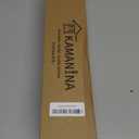 KAMANINA Single Curtain Rod 32 to 58 Inch(2.6-4.8Ft), 7/8 Inch Antique Bronze Adjustable Drapery Rod for Windows, Decorative Netted Texture End