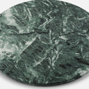16'' Green Marble Lazy Susan Marble Turntable for Kitchen Dinning, Lazy Susan, Green Marble
