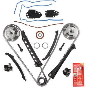 Variable Camshaft Timing Kit - Compatible with Ford & Lincoln Vehicles - 5.4L 24 Valve Triton Expedition, F-150, F-250, F-350 Super Duty, Mark LT, Navigator - Chain, Guide, Tensioner, Phaser