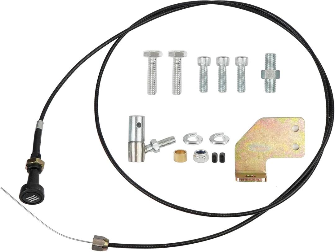 Cable Fuel Shut Off Solenoid Kit Compatible with Dodge Ram Cummins 6BT/ 4BT 12V Replace P7100
