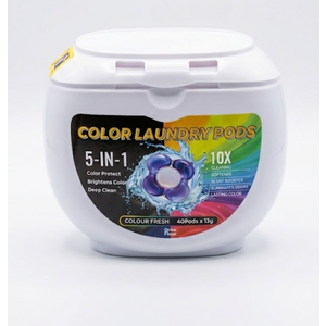 Color Laundry Pods, 40 Pods x 13 