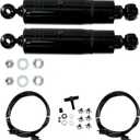 Gabriel 49110 HiJackers Rear Adjustable Air Shock Absorbers Fits Dodge 880, A100, Coronet, Dart, Lancer, Meadowbrook, Polara, Chrysler 300; DeSoto; Edsel Corsair; Plymouth Barracuda (1 Pair)