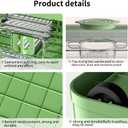 3-Pack Stackable Storage Bins, 50-Liter Collapsible Organizers with 3 Lids, Wheels, Foldable Collapsible Box for Outdoor Camping, White