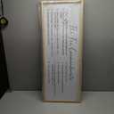 The Ten Commandments Rustic Bible Verse Framed Wall Art, 40''×15'' Positive Religious Christian Saying Sign for God Jesus Christ Prayer, Vintage Horizontal Holy Inspirational Catholic Scripture Decor