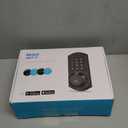 Veise VE07-H Fingerprint Smart Locks for Front Door with Handle Set, App Control, Keyless Entry Keypad Deadbolt, Digital Electronic Touchscreen, Easy Install, Auto Lock, Satin Nickel